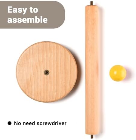 Paper Towel Holder, Wooden Kitchen Roll Stand - Image 3