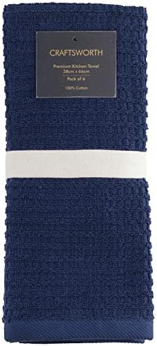 CRAFTSWORTH Kitchen Towels, 15 x 26 Inches, 400 GSM, 100% Ring Spun Cotton - Image 2
