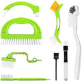 8 Pack Grout Cleaner Brush, Hand-held Groove Gap Cleaning Tools Tile Joint by LeeLoon