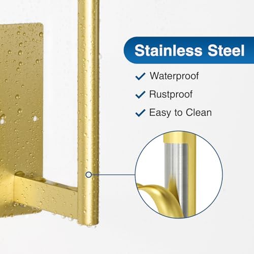 Paper Towel Holder Under Cabinet, Self-Adhesive or Drilling - Image 3