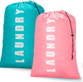 Isink Laundry Bag, 2 Pack Travel Laundry Bags by Isink
