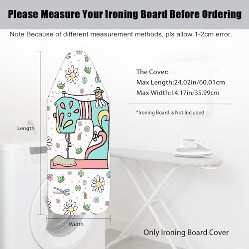 Sewing Daisy Ironing Board Cover - Image 7