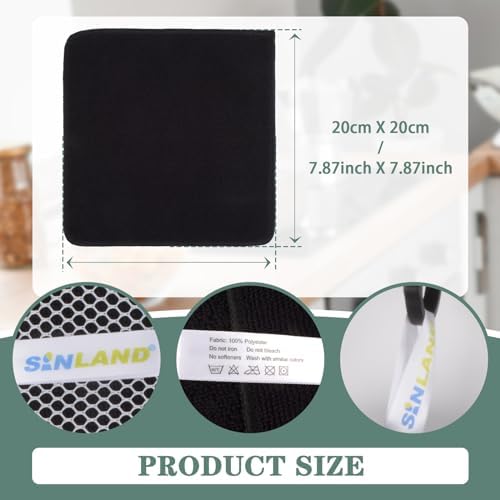 SINLAND Dish Cloth for Washing Dishes Kitchen Washcloth Cleaning Cloth - Image 2