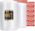 Bubble Cushioning Wrap Roll, Sumono 15 Inch x 72 Feet Total Bubble Roll by sumono