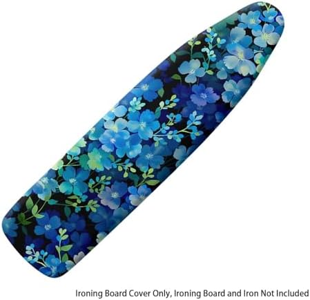 Blue Dreamy Flower Ironing Board Covers Standard Washable Ironing Board - Image 6