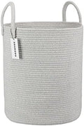 XUANGUO Cotton Rope Laundry Basket Hamper by XUANGUO