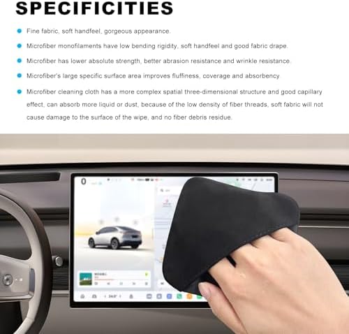 Ohleats 2PCS Car Screen Cleaner, Microfiber Cleaning Pad, Triangle+Square - Image 3