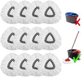 12 Pack Mop Heads Replacements, EasyWring Mop Head Refills by SOBRATHDE