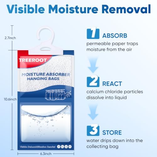 32 Moisture Absorbers for Closet, 6.5oz Humidity Absorber, Dehumidifier Bags - Image 3