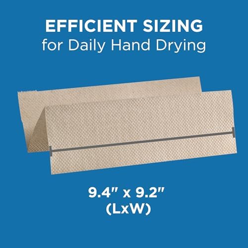 Pacific Blue Basic by Georgia-Pacific PRO Recycled Multifold 1-Ply Paper Towels - Image 4