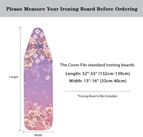 Flashideas Cherry Blossom Ironing Board Cover and Pad 15x54 Inch Standard - Image 6