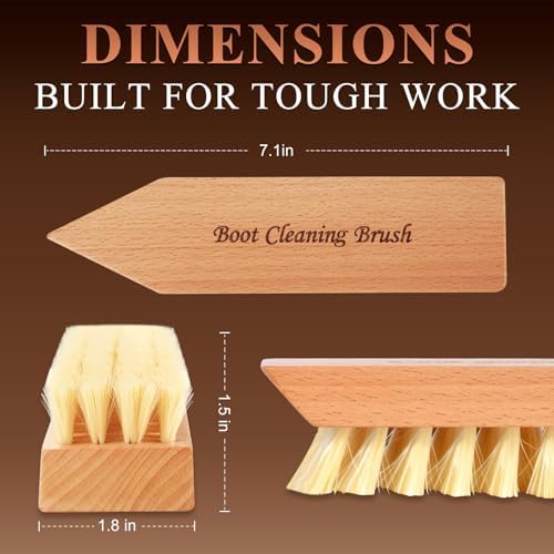Heavy Duty Boot Cleaning Brush, Shoe Cleaning Scrubber Effectively Cleans Mud - Image 3
