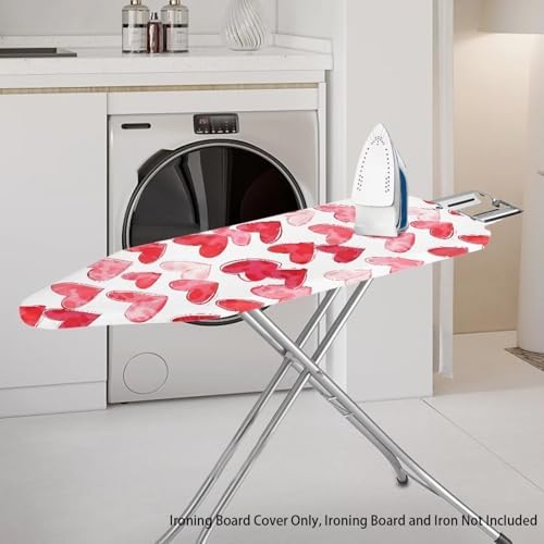 Heart Cartoon Ironing Board Cover Romantic Standard Size 15″x54″ Ironing Board - Image 2