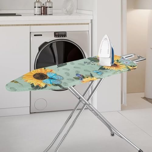 GLENLCWE Sunflower Butterfly Ironing Board Cover and Pad Full Size Scorch - Image 2