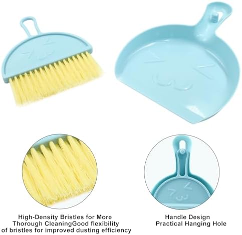 Hitefu Small Broom and Dustpan Set, 3 Colors - Image 3