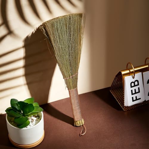GORGECRAFT 37cm Small Natural Whisk Broom Straw Soft Broomstick - Image 4