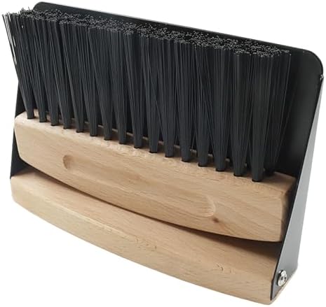 Hordion Small Dust Pan and Brush Set, Mini Hand Whisk Broom & Dustpan Black - Image 5
