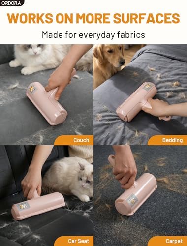 ORDORA Pet Hair Remover Roller, Reusable Lint Roller - Image 4