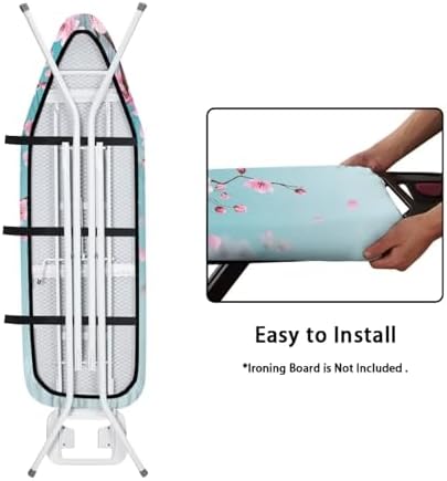 Flashideas Pink Floral Iron Board Cover Standard Size Ironing Board Cover - Image 5