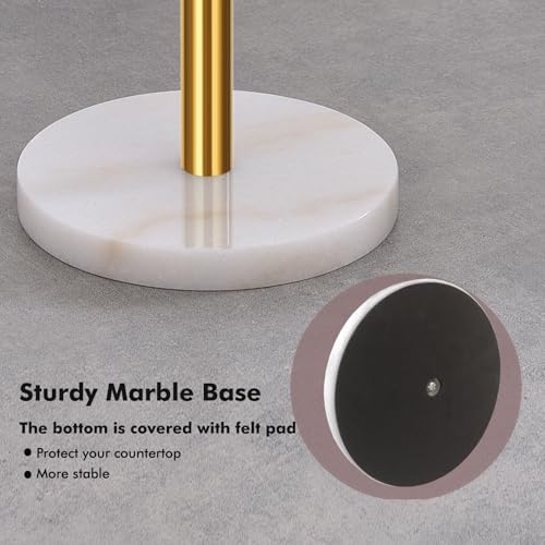 Gold Paper Towel Holder Countertop, - Image 3