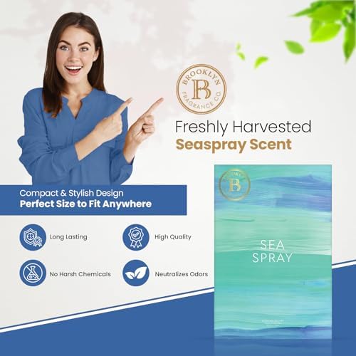 Brooklyn Fragrance Co. Water Color Sachet Bags – Sea Spray Scented Pouches – - Image 2
