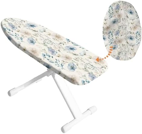 Elegant Flower Ironing Board Covers Stretchy Iron Heat Shield by HUISEFOR