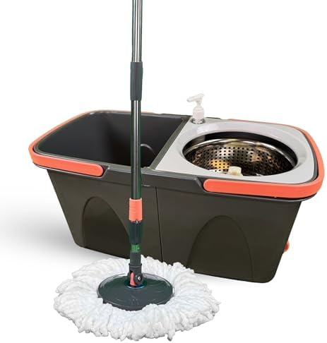 Easy Spin Microfiber Spin Mop and Bucket Set by Unknown