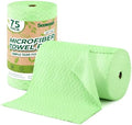 Microfiber Cleaning Cloths Roll 75 Pack 12x12 Inch Lint Free by SOOWASH