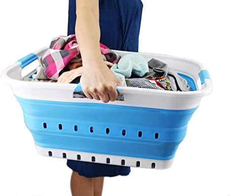 SAMMART 42L Collapsible Plastic Laundry Basket - Image 6