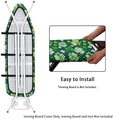 Shamrock Print Ironing Board Cover Protector St.Patrick's Day Decorative Covers - Image 4