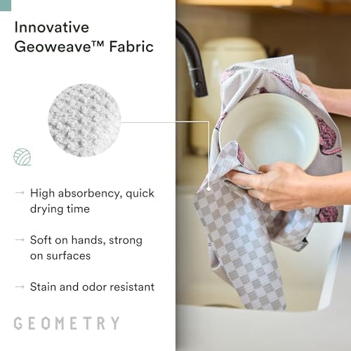 GEOMETRY Tea Towels – Spring & Summer Collection – Quick-Dry, Ultra-Absorbent - Image 4
