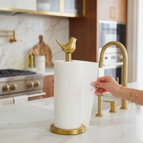 Gold Bird Paper Towel Holder Kitchen Decor Detachable Paper Towel Holder - Image 5