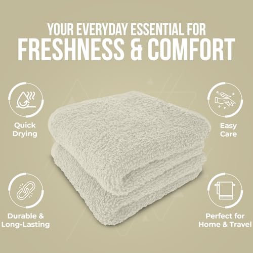 DAN RIVER 12 Pack Cotton Wash Cloths Set - Image 5