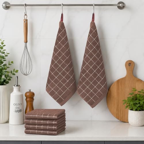Kitinjoy 100% Cotton Terry Kitchen Dish Cloths, 12”x 12” - Image 6