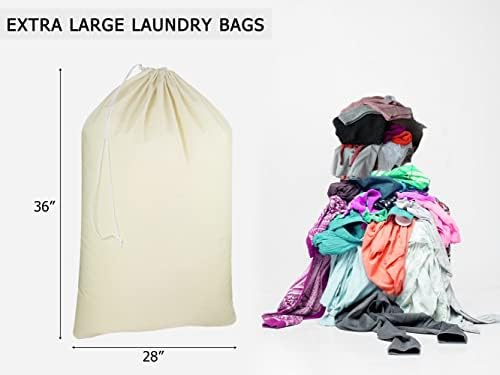 COTTON CRAFT Extra Large Laundry Bags - Image 5