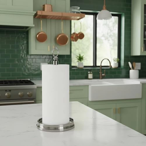 KASUNTO Paper Towel Holder Countertop Standing Paper Roll Holder, Paper Towel - Image 6