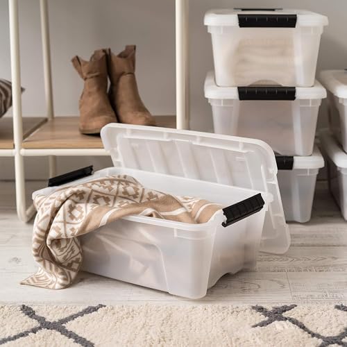 IRIS USA 6-Pack 13 Quart Storage Bins - Image 3