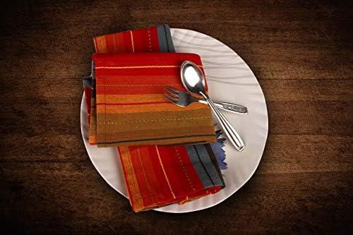 Urban Villa Kitchen Towels Cotton Dish Towels 20”x30” Red Multi - Image 6