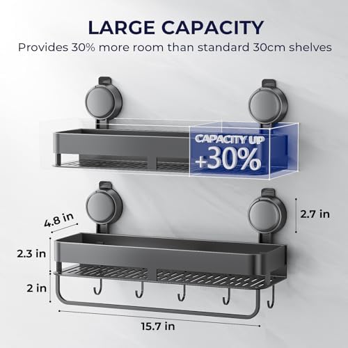 Corner Shower Caddy, Suction Cup Shower Caddy - Image 2