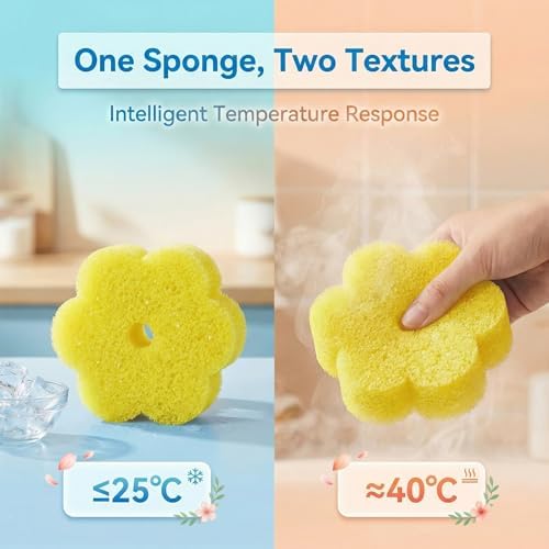 Scrub Flower Temperature Sensitive Sponges - Image 4