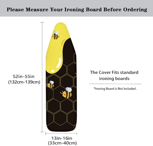 GLENLCWE Bee Honey Ironing Board Cover - Image 4