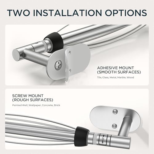 FORIOUS Paper Towel Holder Under Cabinet, One Hand Tear - Image 7