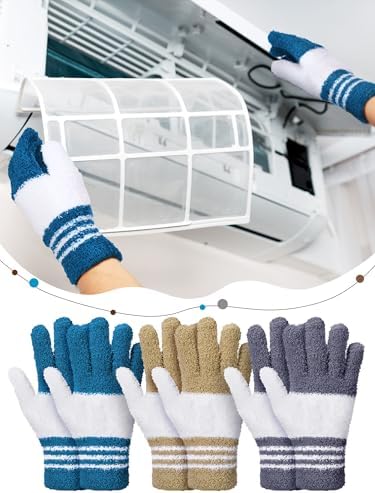 Patelai 3 Pairs Microfiber Dusting Gloves - Image 6