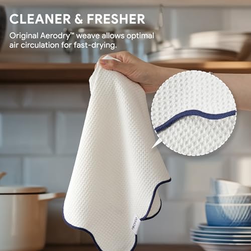 RECYCO Waffle Kitchen Towel Set of 2 - Image 4