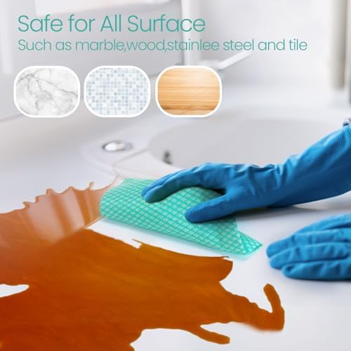 Tioncy 400 Pcs Disposable Cleaning Cloths Reusable Handy Wipes - Image 5
