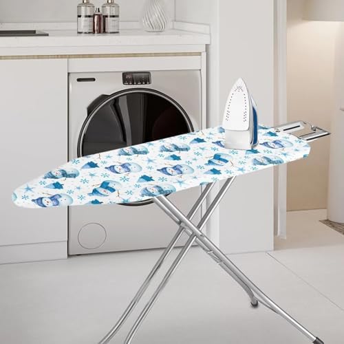 Snowman Ironing Board Cover Extra Thick Heavy Duty Padded 3 Layers, Christmas - Image 2