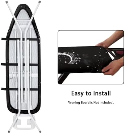 Flashideas Gothic Sun Moon Ironing Board Cover - Image 5