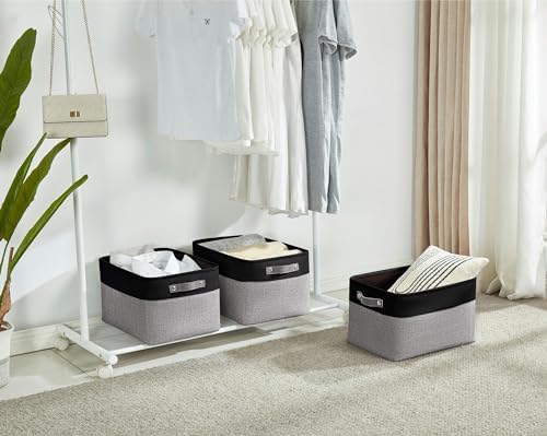 DECOMOMO Storage Bins, Extra Large Fabric Storage Baskets - Image 6