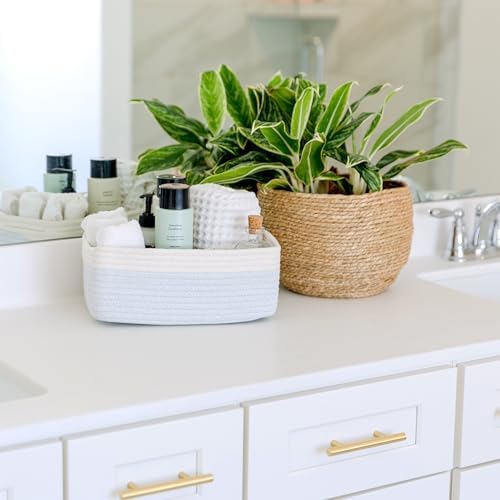 NaturalCozy 11.8"x8"x4.5” Rectangle Storage Baskets - Image 3