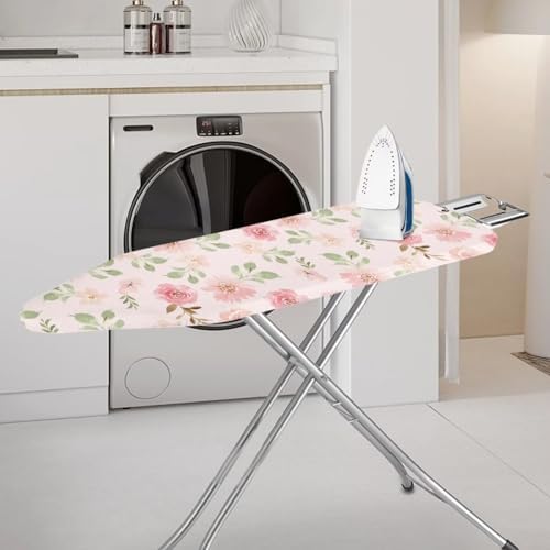 Ironing Board Cover Ironing Board Pad Covers Protector Pink Floral - Image 2